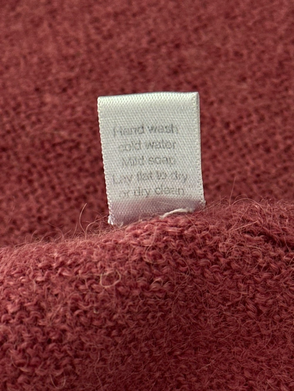 Peruvian Connection Alpaca Polo Collar Cardigan Ginger Rose Women's Size Small - Picture 10 of 10